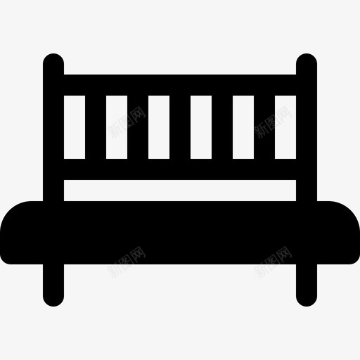 长椅家具189填充svg_新图网 https://ixintu.com 长椅 家具 填充