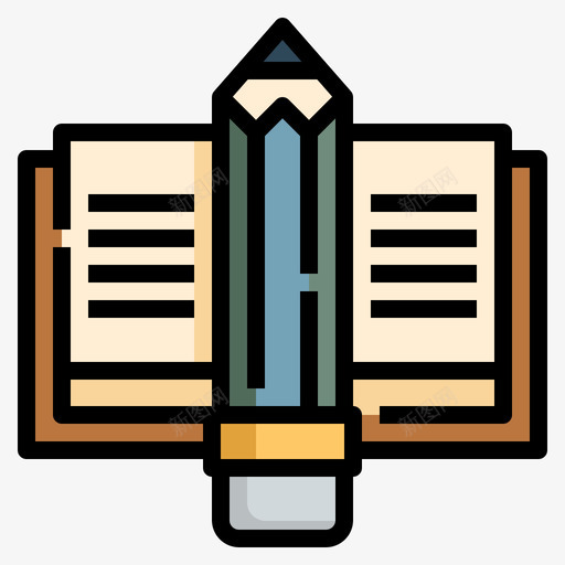 教育程度返校128线性颜色svg_新图网 https://ixintu.com 教育 程度 返校 线性 颜色