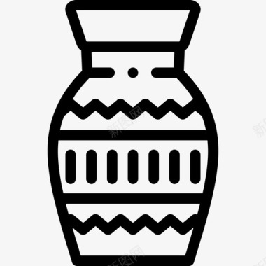 Vase埃及73直纹图标
