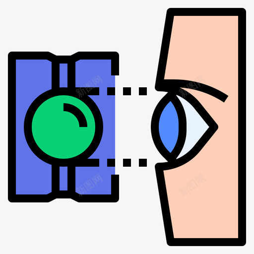 眼睛扫描仪智能家居84线性颜色svg_新图网 https://ixintu.com 眼睛 扫描仪 智能家居 线性 颜色