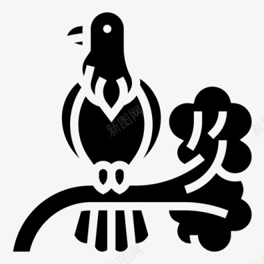 鹰美洲原住民4雕文图标