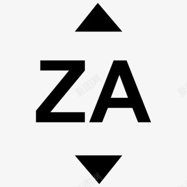 字母排序Z到A图标