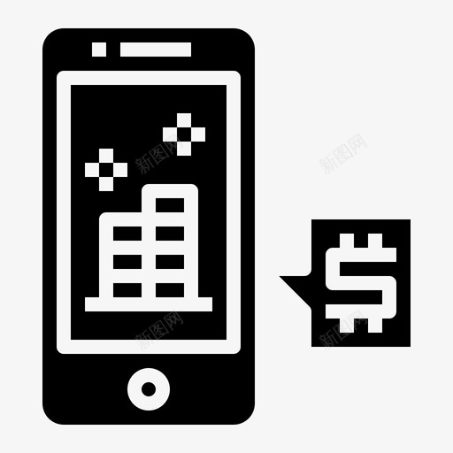 手机硬币信贷svg_新图网 https://ixintu.com 手机 硬币 信贷 金融 自动 取款机