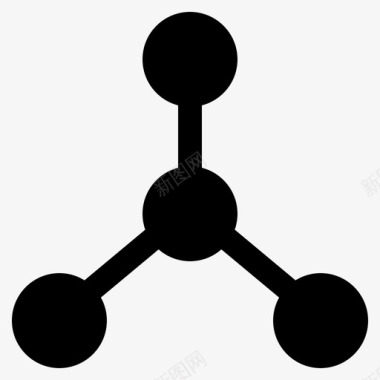 分子化学实验室医学图标