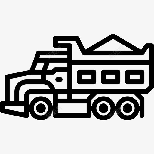 卡车汽车杜姆卡车svg_新图网 https://ixintu.com 卡车 运输 汽车 杜姆 车辆 建筑