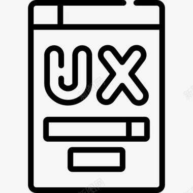 Ux用户体验40线性图标