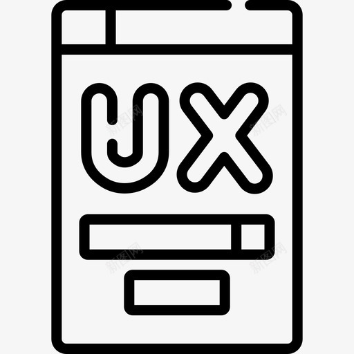 Ux用户体验40线性svg_新图网 https://ixintu.com Ux 用户 体验 线性