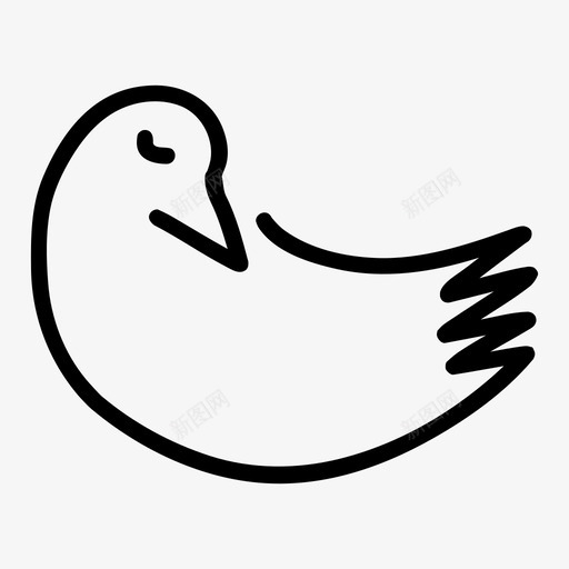 鸽子动物美丽svg_新图网 https://ixintu.com 鸽子 动物 美丽 飞翔 和平 纯洁 一群 群鸟