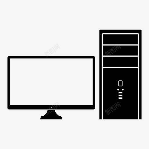 台式机计算机硬件svg_新图网 https://ixintu.com 台式机 计算机 硬件 mac pc 工作站