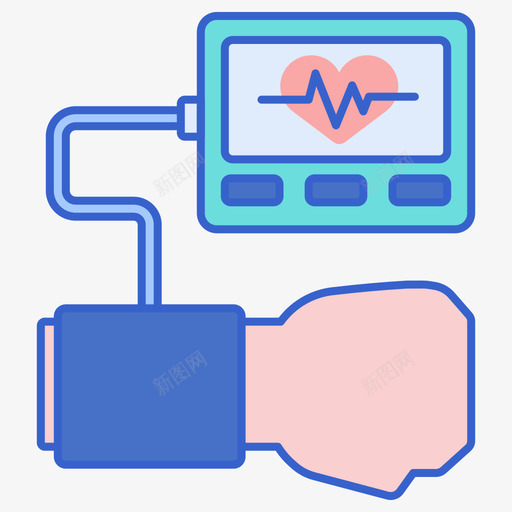 血压药物1线性颜色svg_新图网 https://ixintu.com 血压 药物 线性 颜色