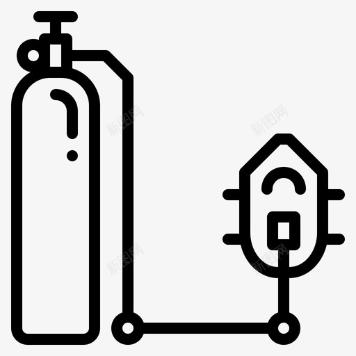 氧气罐医用235概述svg_新图网 https://ixintu.com 氧气 气罐 医用 概述