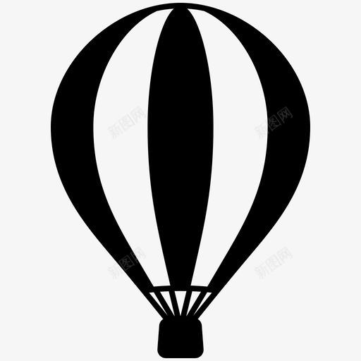热气球漂浮飞行svg_新图网 https://ixintu.com 热气球 运输 漂浮 飞行 车辆 字形