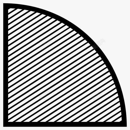 四分之一圆场地平面svg_新图网 https://ixintu.com 四分之一 场地 平面