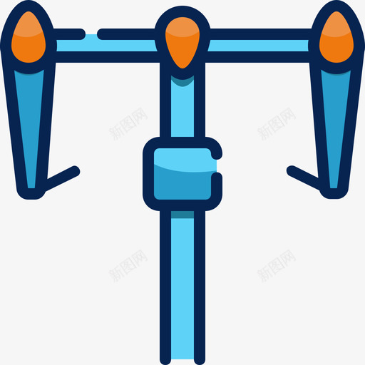 车把自行车配件4线颜色svg_新图网 https://ixintu.com 车把 自行车 配件 颜色