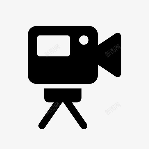 放映机照相机胶卷svg_新图网 https://ixintu.com 电影 放映机 照相机 胶卷 录像