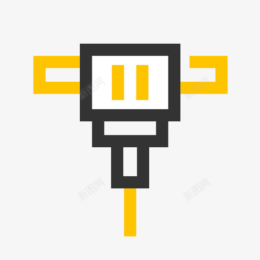 冲击钻svg_新图网 https://ixintu.com 冲击 线性 多色