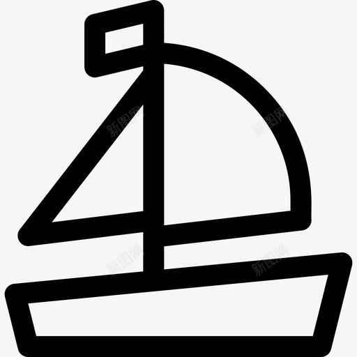 船旅行app37直线型svg_新图网 https://ixintu.com 旅行 app 直线 线型