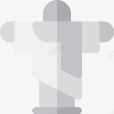 救世主基督地标和纪念碑24平面图图标