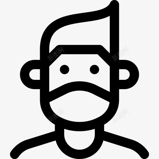 伙计带着医用面具的化身6直系svg_新图网 https://ixintu.com 伙计 带着 医用 面具 化身 直系