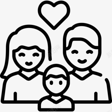 家庭人际关系和情感24直系图标