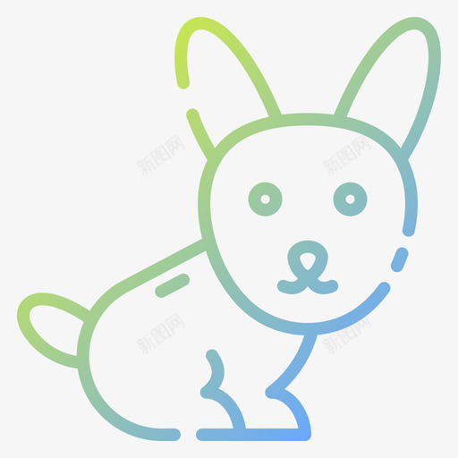 兔子兽医74梯度svg_新图网 https://ixintu.com 兔子 兽医 梯度