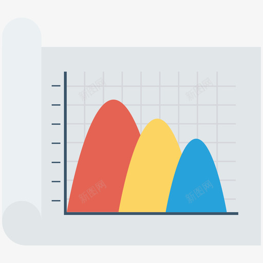 折线图数据分析36扁平svg_新图网 https://ixintu.com 折线 线图 数据分析 扁平