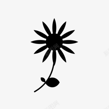 太阳花自然向日葵图标