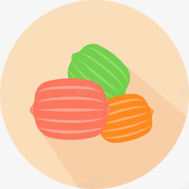 西瓜泡泡糖图标