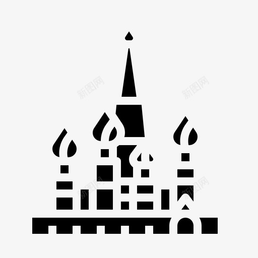 俄罗斯莫斯科圣巴兹尔大教堂svg_新图网 https://ixintu.com 俄罗斯 莫斯科 圣巴 兹尔 大教堂