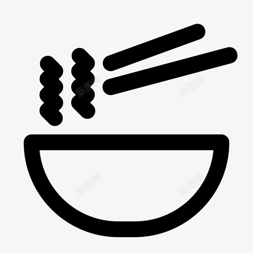 方便面筷子垃圾食品svg_新图网 https://ixintu.com 方便面 筷子 垃圾 食品 面条 拉面