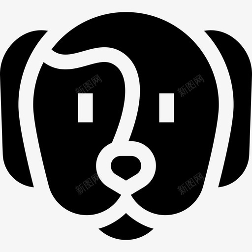 狗宠物54填充svg_新图网 https://ixintu.com 宠物 填充