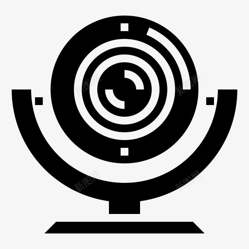 网络摄像头电脑视频svg_新图网 https://ixintu.com 网络 摄像头 电脑 视频 视频会议 照相 摄像机