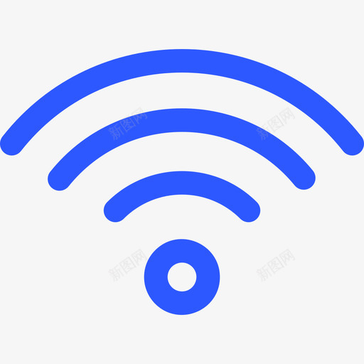 Wifi信号互联网技术22蓝色svg_新图网 https://ixintu.com Wifi 信号 互联网 技术 蓝色