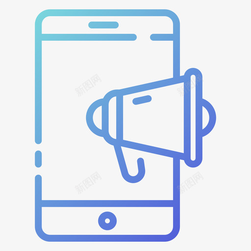 移动营销互联网营销2梯度svg_新图网 https://ixintu.com 营销 移动 互联网 梯度