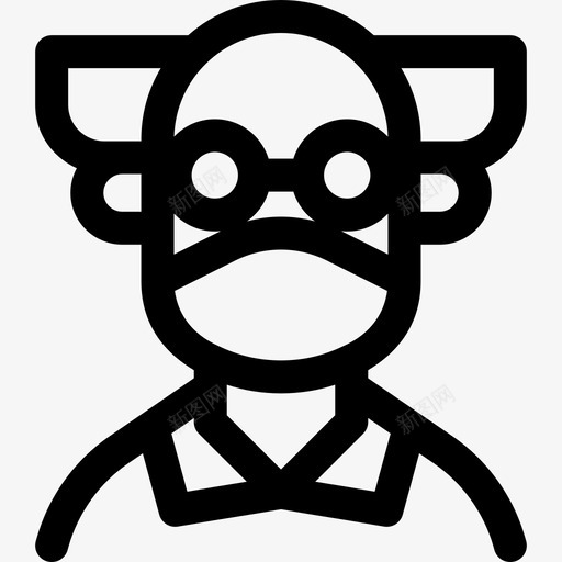 老人带着医用面具的化身6直系svg_新图网 https://ixintu.com 老人 带着 医用 面具 化身 直系