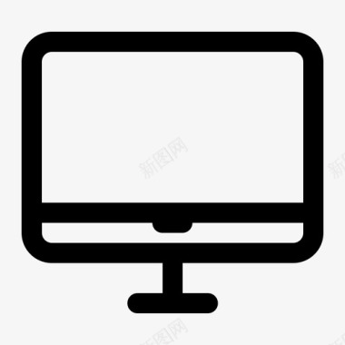 计算机显示器多媒体图标