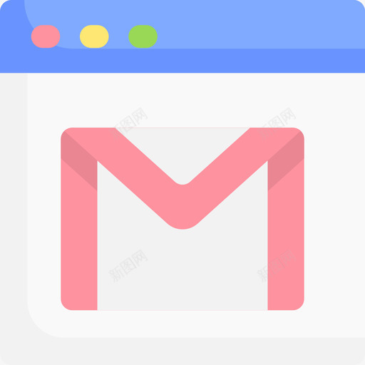 Gmail网络和通信5扁平svg_新图网 https://ixintu.com Gmail 网络 通信 扁平