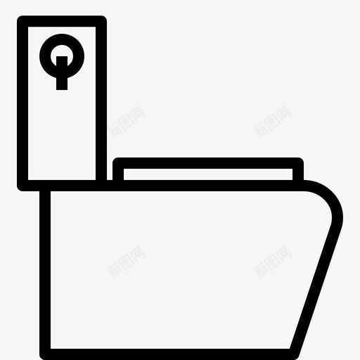 浴室家用家具13线性svg_新图网 https://ixintu.com 浴室 家用 家具 线性