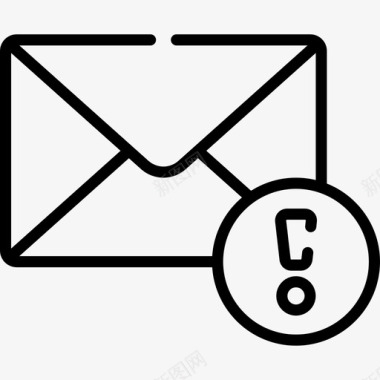 电子邮件联系我们76直线图标