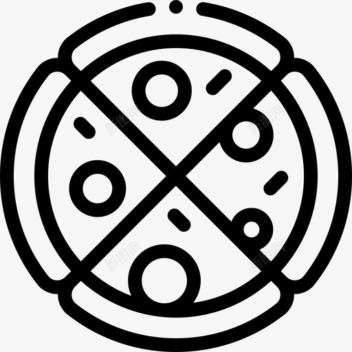 披萨送餐79直系svg_新图网 https://ixintu.com 披萨 送餐 直系