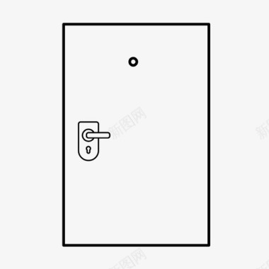 门锁门把手家用图标