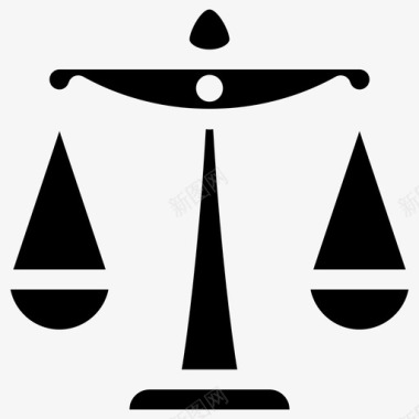 规模平衡法律图标
