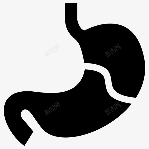 胃身体疾病svg_新图网 https://ixintu.com 身体 疾病 健康 医疗 胃痛