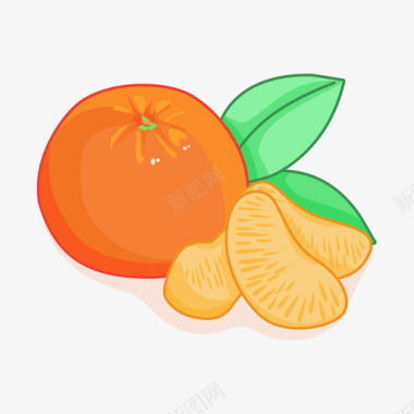 天天鲜果店橘子图标