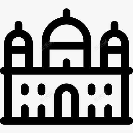 柏林大教堂地标和纪念碑26座直线形svg_新图网 https://ixintu.com 柏林 大教堂 地标 纪念碑 26座 直线 线形