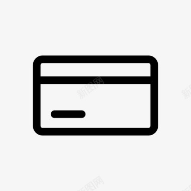卡信用卡支付图标