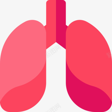 肺病毒传播5扁平图标