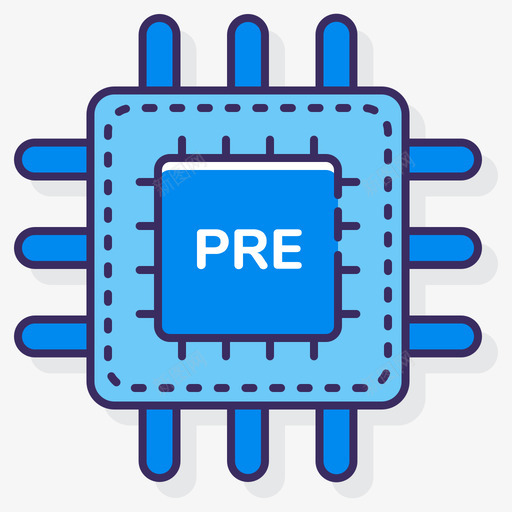 处理器计算机编程图标线颜色svg_新图网 https://ixintu.com 处理器 计算机 编程 图标 颜色