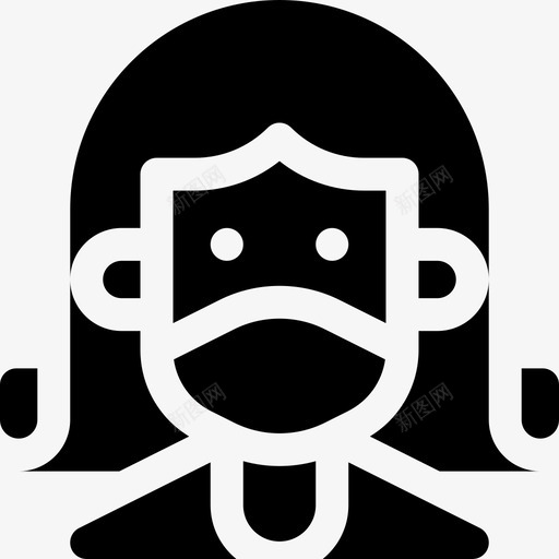 女人带着医用面具的化身5装满了svg_新图网 https://ixintu.com 女人 带着 医用 面具 化身 装满 满了
