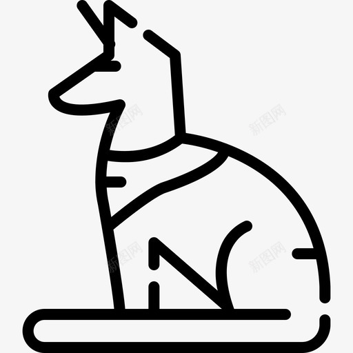 猫埃及70直系svg_新图网 https://ixintu.com 埃及 直系